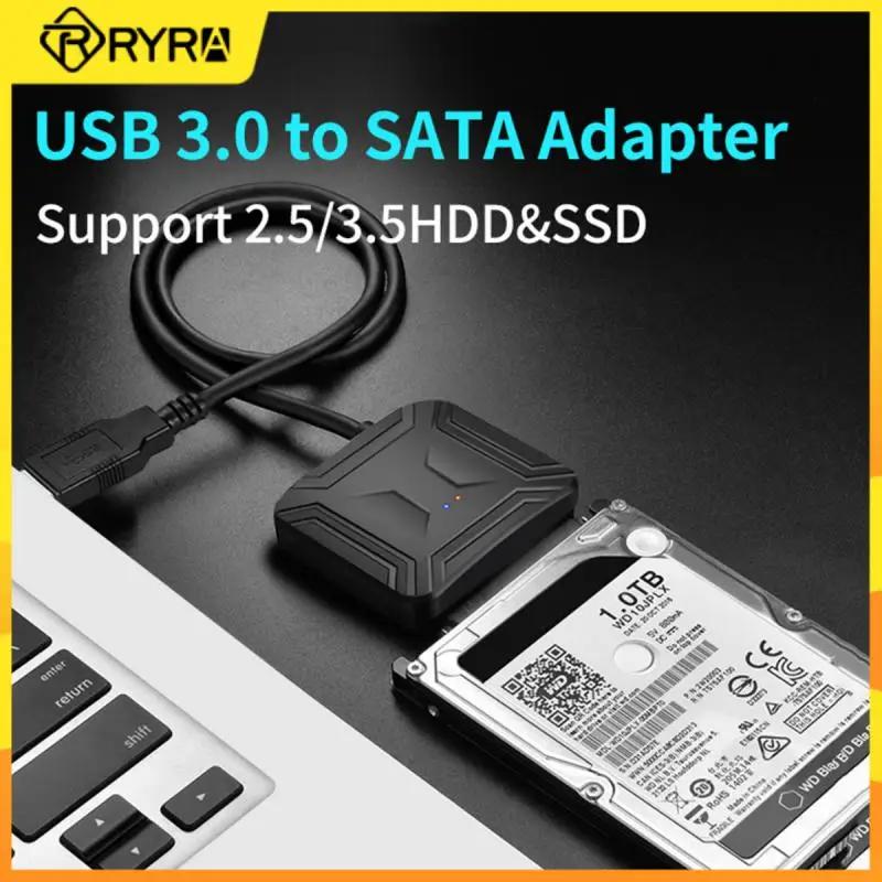 RYRA USB 3.0 2.0 SATA 3 ȯ, USB 3.0 ϵ ̺ ̺, Ｚ Ʈ WD 3.5 ġ, 2.5 ġ  HDD SSD 
